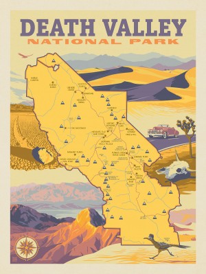 Death Valley National Park: Map