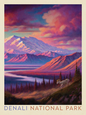 Denali National Park: Alpenglow