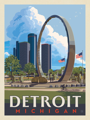 Detroit, Michigan: Michigan Labor Legacy Monument