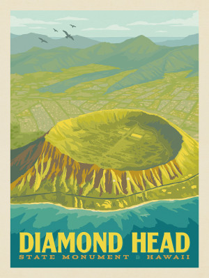 Diamond Head State Monument, Hawaii