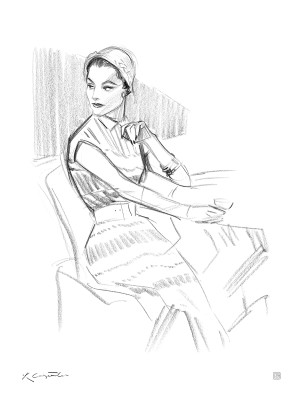 Fashion Sketch: Elegance