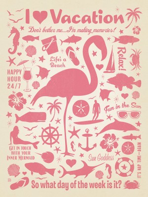 Flamingo Pattern Print