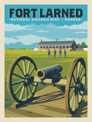 Fort Larned National Historic Site, KS: Cannon