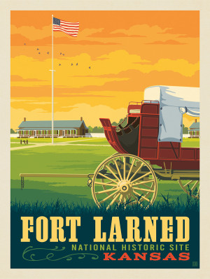 Fort Larned National Historic Site, KS: Covered Wagon
