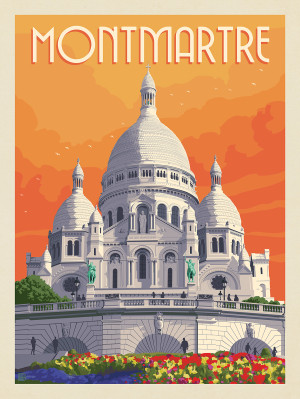 France: Paris, Montmartre Sunset