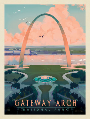 Gateway Arch National Park: Bird's-eye View