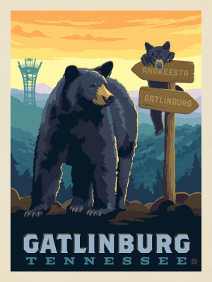 Gatlinburg, Tennessee: Anakeesta Signpost