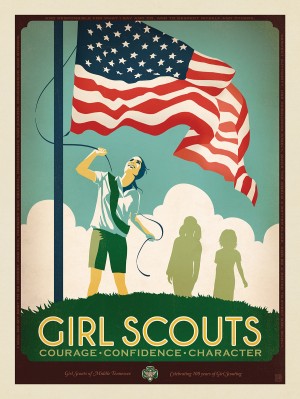 Girl Scouts: Flag Ceremony