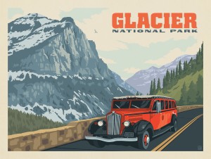 Glacier National Park: Going To The Sun Road (Horizontal)