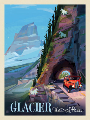 Glacier National Park: Tunnel Vision (Mod Design)