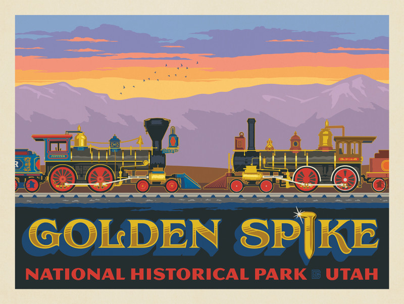 Golden Spike National Historic Park, Utah (Horizontal)