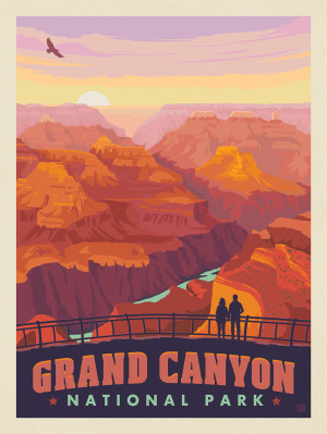 Grand Canyon National Park: Mather Point Sunset