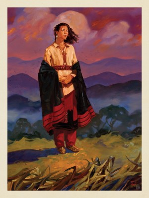 Great Smoky Mountains National Park: Cherokee Woman-KC