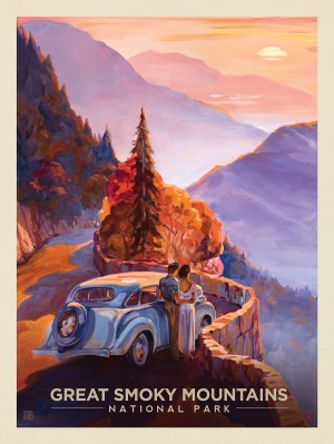 Great Smoky Mountains National Park: Smoky Sunset-KC