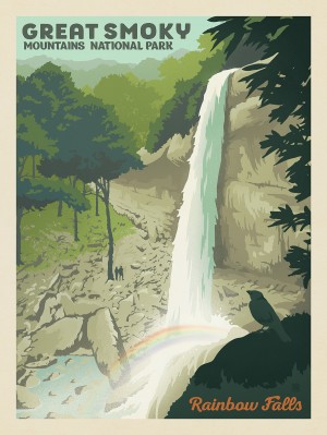 Great Smoky Mountains National Park: Rainbow Falls