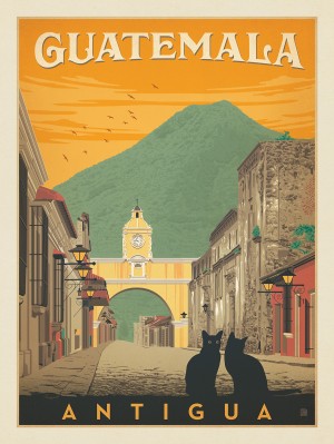 Guatemala: Antigua Street Scene