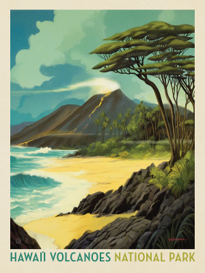 Hawai'i Volcanoes National Park: Lava In The Lagoon