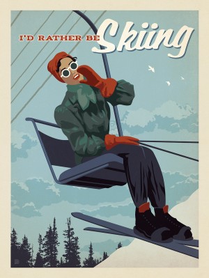 Classic Ski Design: I'd Rather Be Skiing