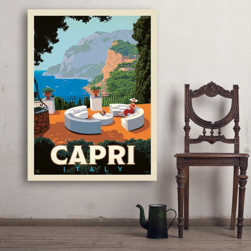 絵画 CARTUSIA CAPRI vintage poster $_57.JPG?set_id=880000500F