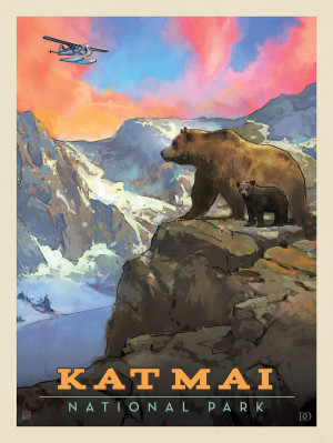 Katmai National Park: Mountain View