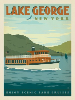 Lake George, NY: Vintage Boat