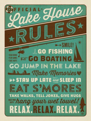 Lake House Rules