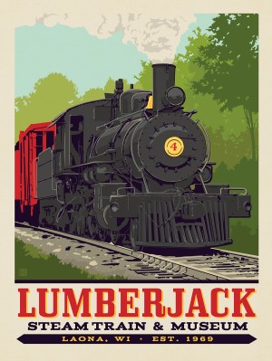 Laona, Wisconsin: Lumberjack Steam Train & Museum