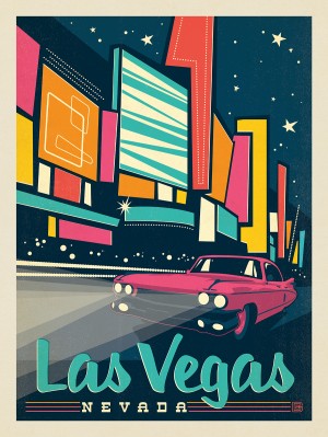 Las Vegas: Modern Print