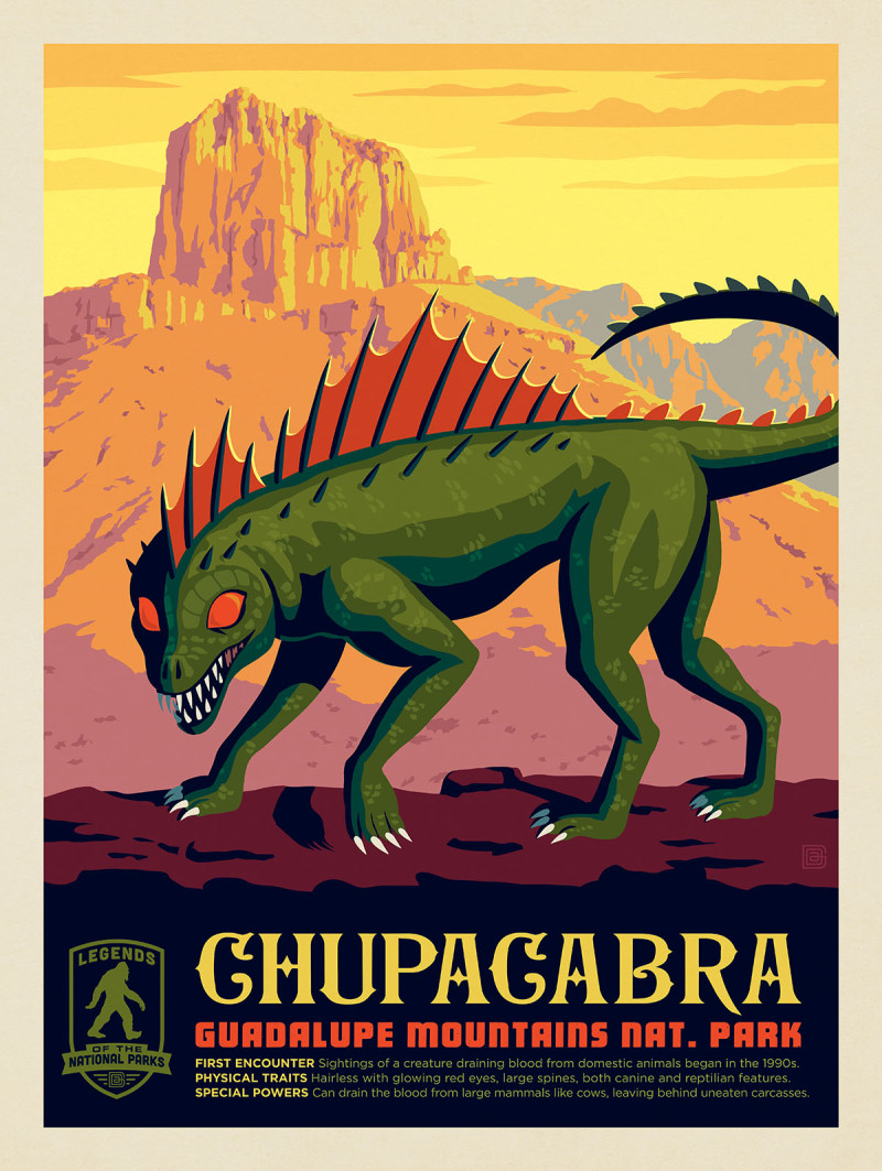 Legends Of The National Parks: Guadalupe Mountains Chupacabra