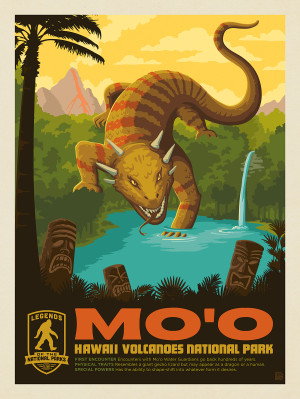 Legends Of The National Parks: Hawaii Volcanoes' Mo'o Water Guardian