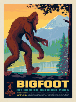 Legends Of The National Parks: Mount Rainier's Bigfoot