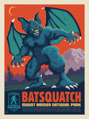 Legends Of The National Parks: Mt Rainier's Batsquatch