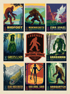 Legends Of The National Parks: Multi-Image Print 3