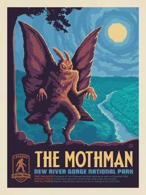 Legends Of The National Parks: New River Gorge's MothMan