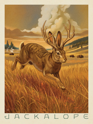 Legends Of The National Parks: Scampering Jackalope