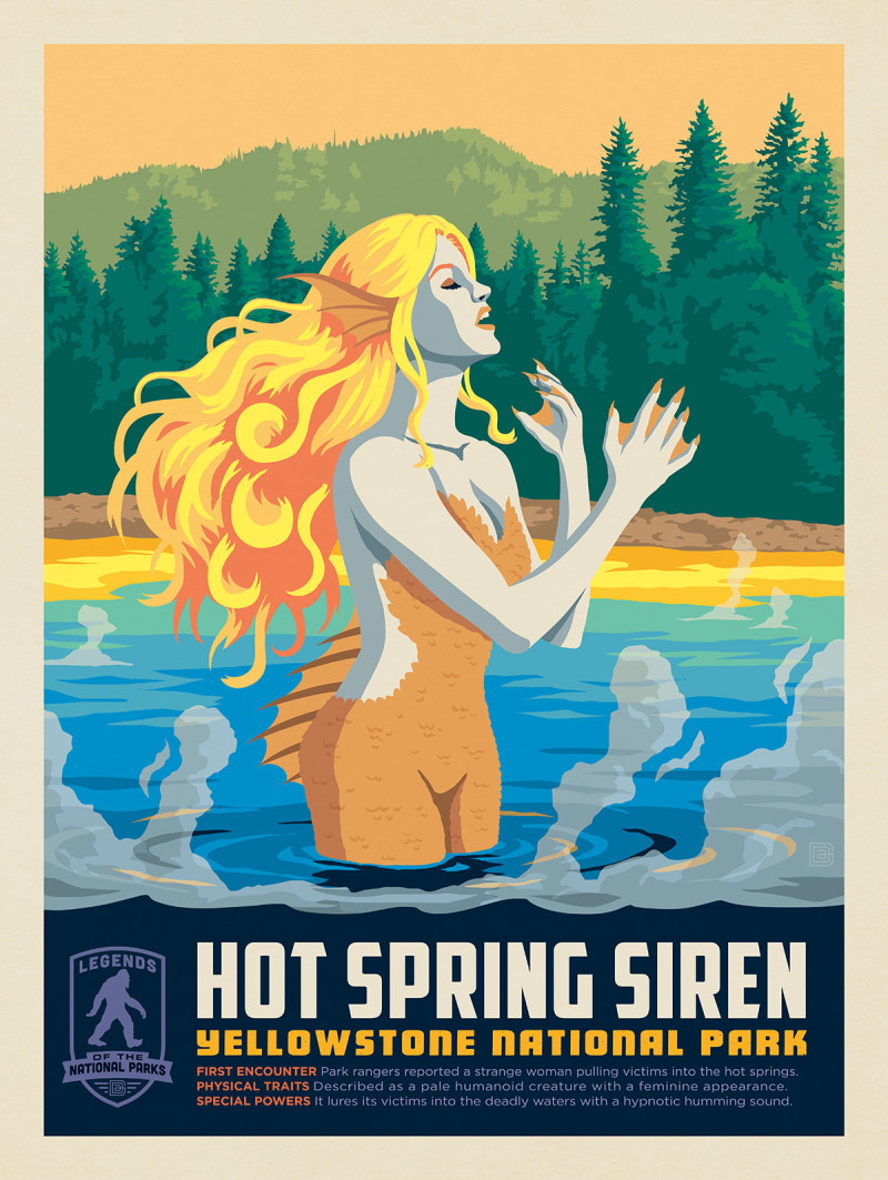Legends Of The National Parks: Yellowstone's Hot Spring Siren