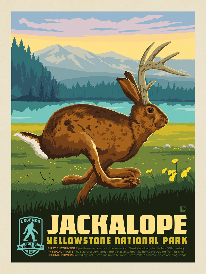 Legends Of The National Parks: Yellowstone's Jackalope