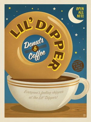 Lil' Dipper Coffee Print