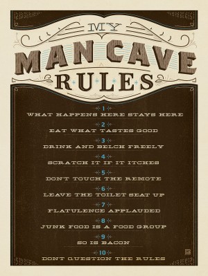 Man Cave Rules