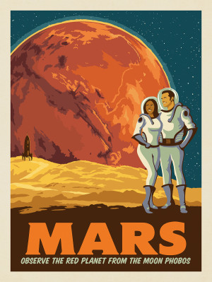 Mars: As Seen From The Moon Phobos