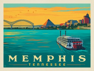 Memphis, TN: River View (Horizontal)
