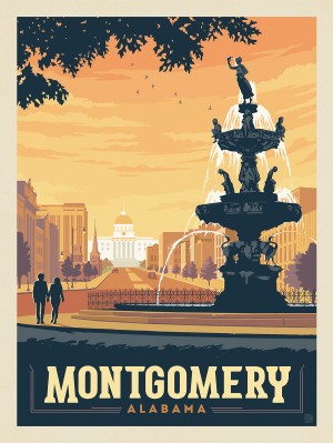 Montgomery Alabama: Court Square Fountain