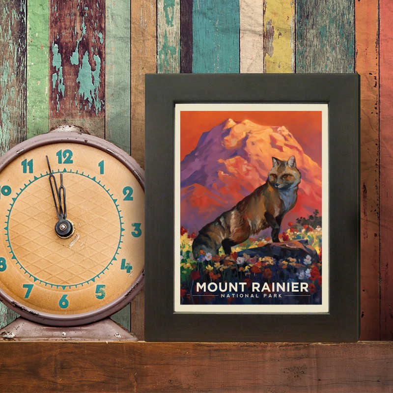 Mount Rainier National Park: Floral Fox | Anderson Design Group