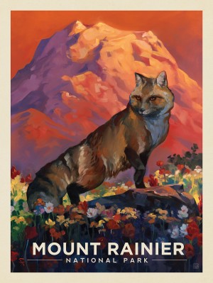 Mount Rainier National Park: Floral Fox