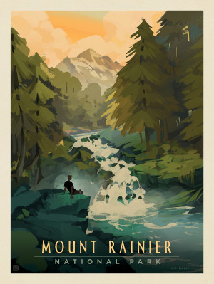 Mount Rainier National Park: Streamside Meditation
