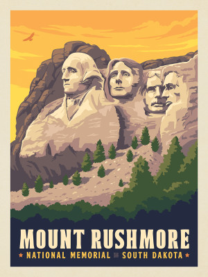 Mt Rushmore National Memorial: Side View