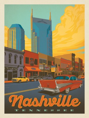 Nashville: Broadway Sunset