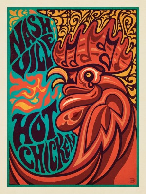 Nashville Hot Chicken (Groovy Blue)