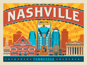Nashville Landmarks (Horizontal)