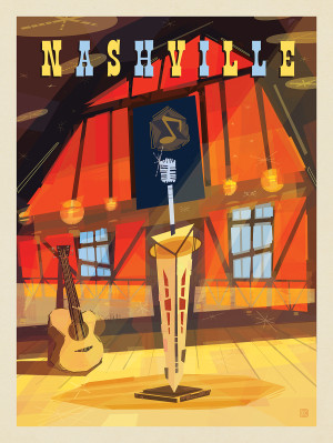 Nashville, TN: Grand Ole Opry (Mod Design)